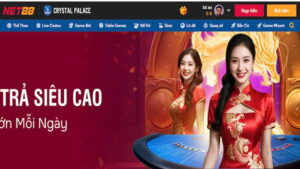 Các mục trò chơi rõ ràng ngay trên trang chủ Net88